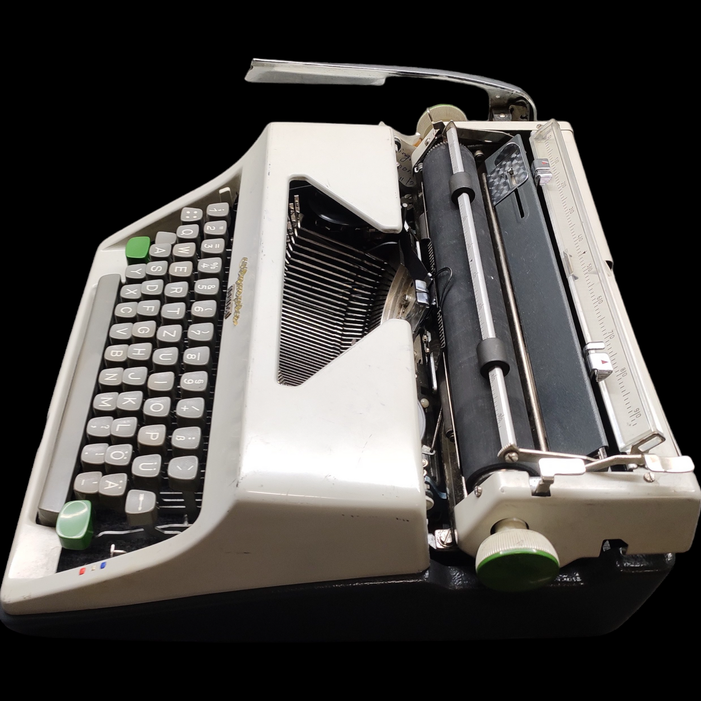 Image of Olympia Monica Typewriter. Available from universaltypewritercompany.in