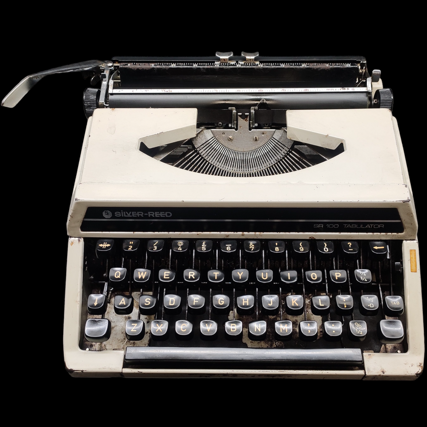 Silver Reed SR100 Typewriter. Available from universaltypewritercompany.in