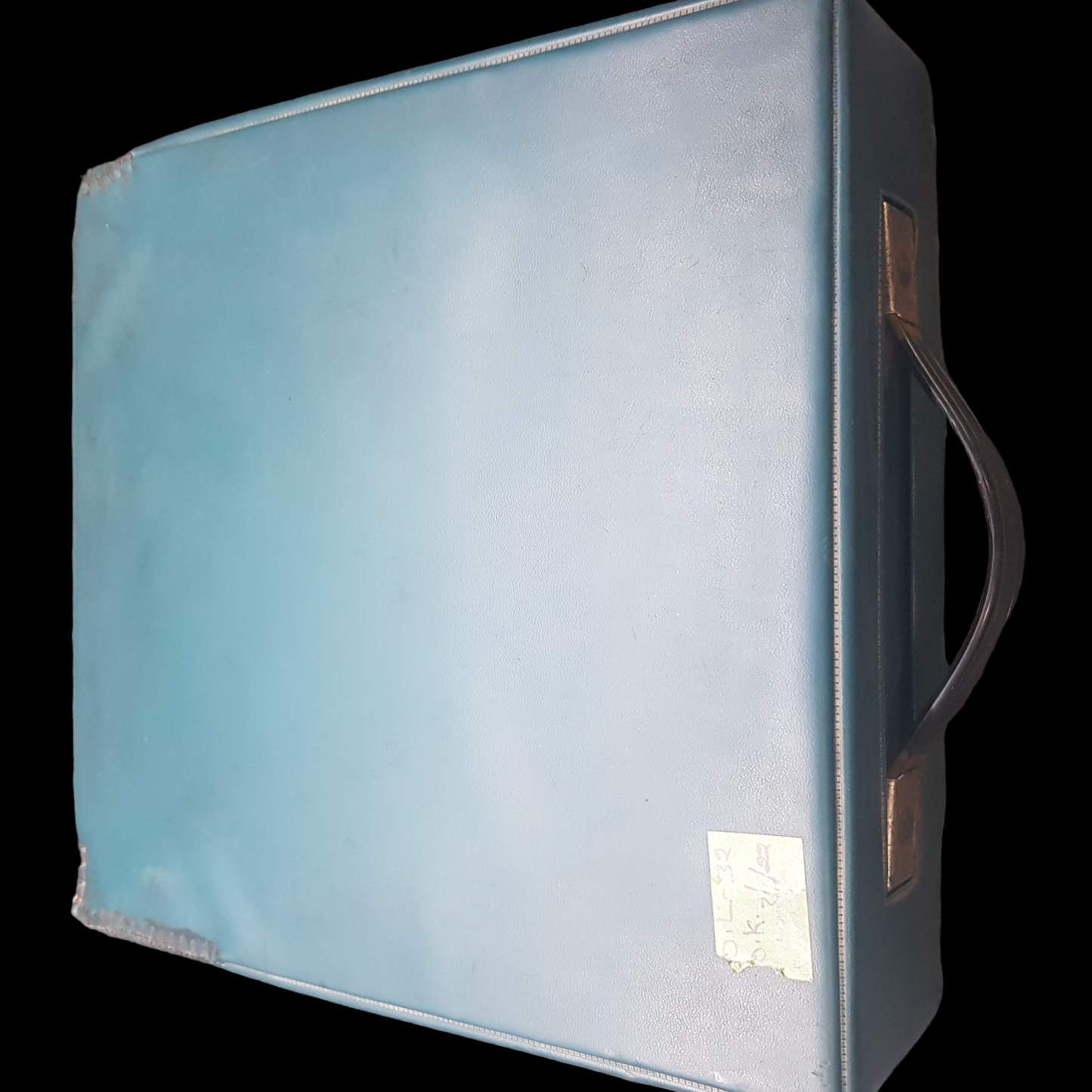 Image of Olivetti Lettera 32 Typewriter. Portable Typewriter. Original Blue. Italian Made. Available with cover. Available from universaltypewritercompany.in