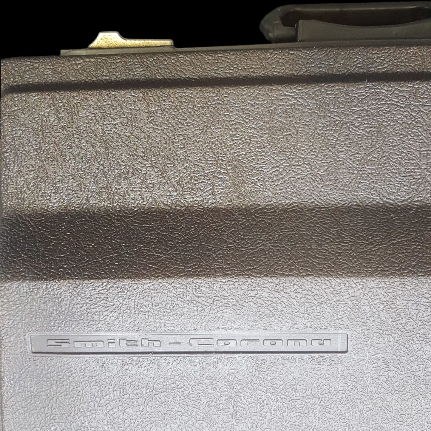 Image of SCM Smith Corona Classic Typewriter. A Big Portable typewriter. Made in the USA. Available from Universal Typewriter Company.