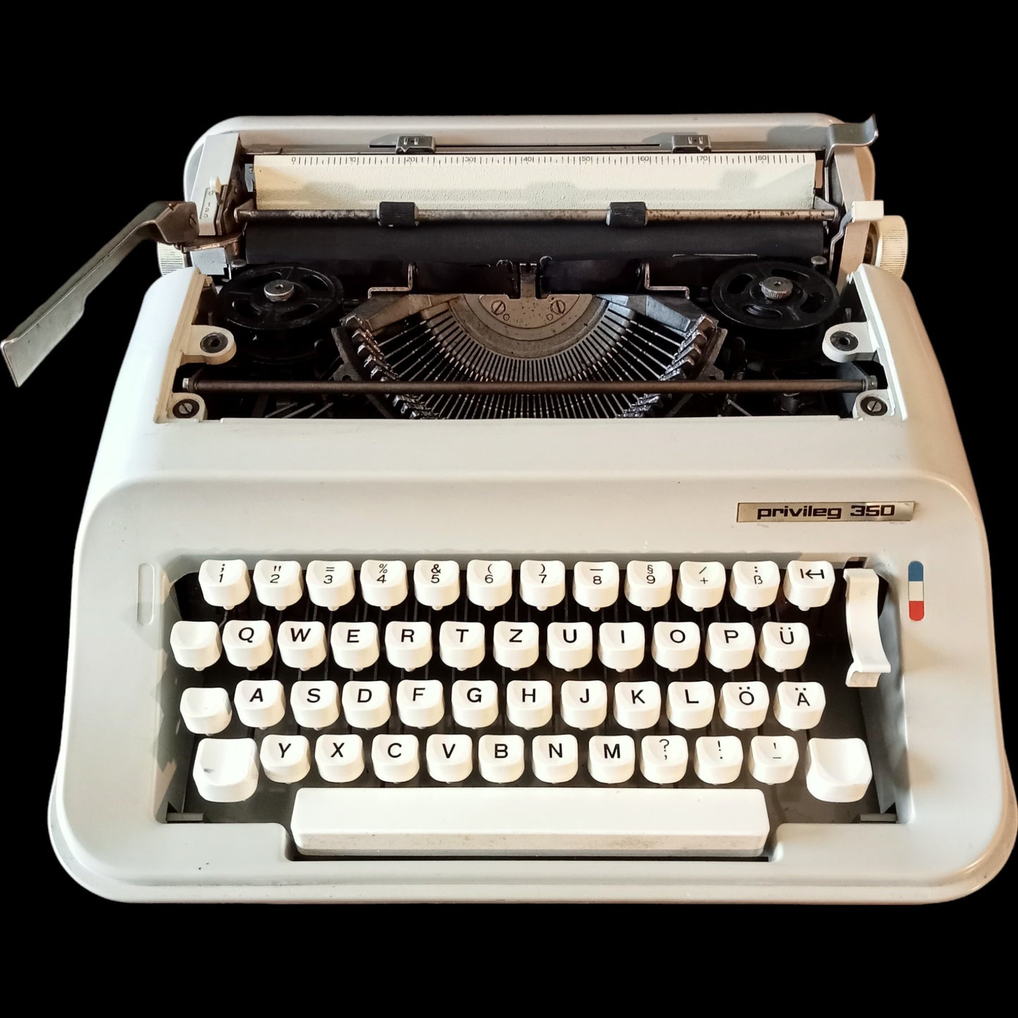 Image of Privileg 350 Typewriter. Available from universaltypewritercompany.in