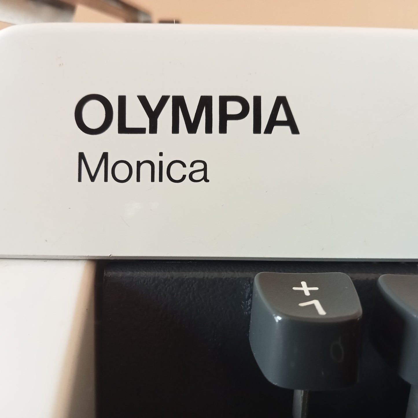 Image of Olympia Monica Typewriter. Available from universaltypewritercompany.in