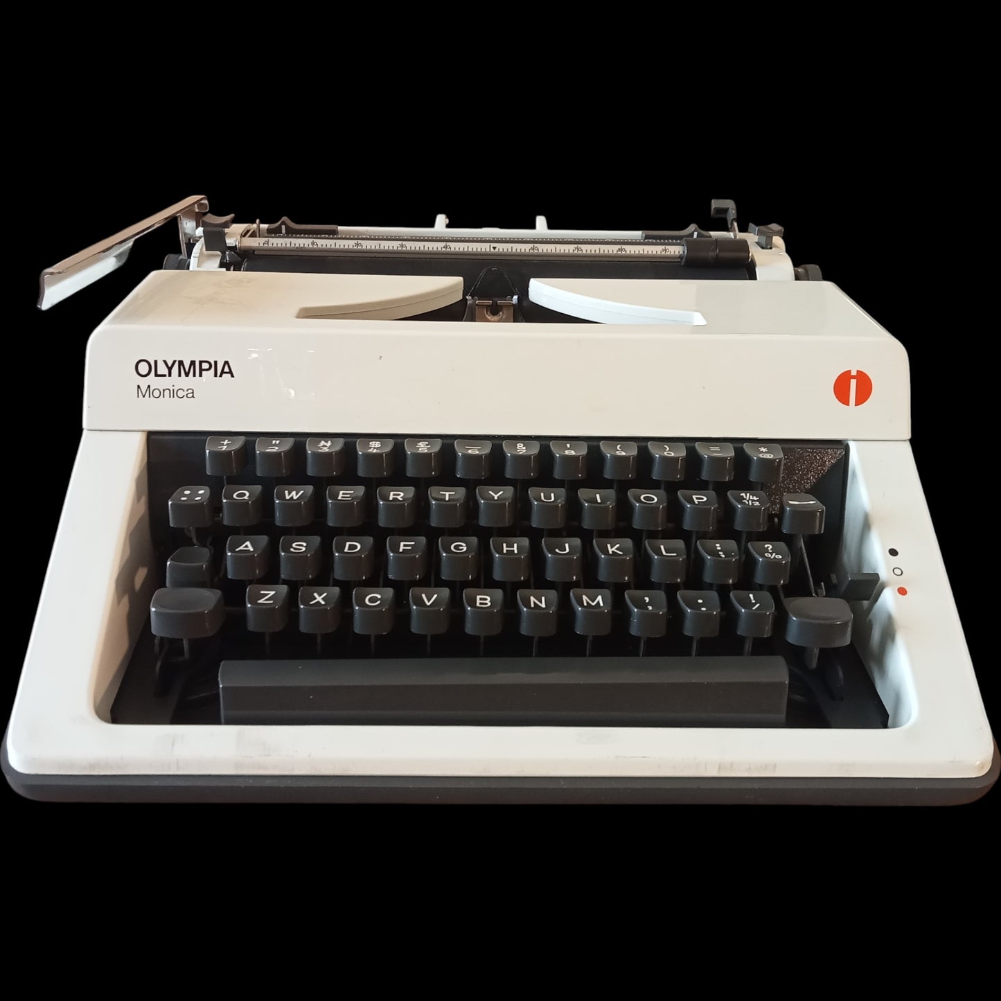 Image of Olympia Monica Typewriter. Available from universaltypewritercompany.in