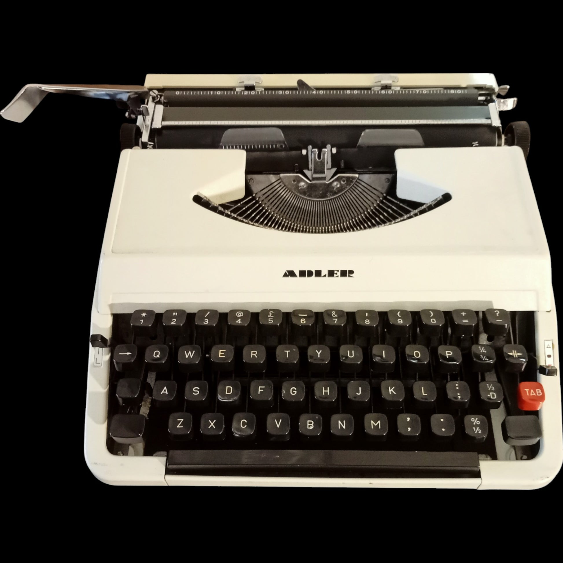 Image of Adler Typewriter. Available from universaltypewritercompany.in