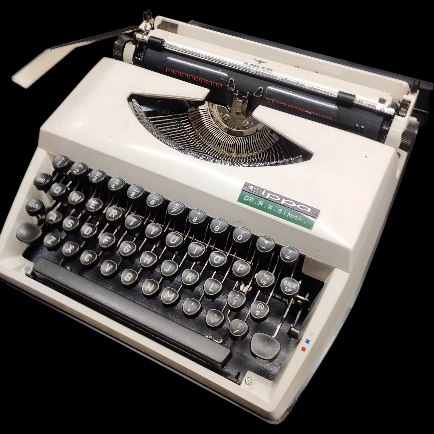 Image of Adler Tippa Typewriter. Available from universaltypewritercompany.in