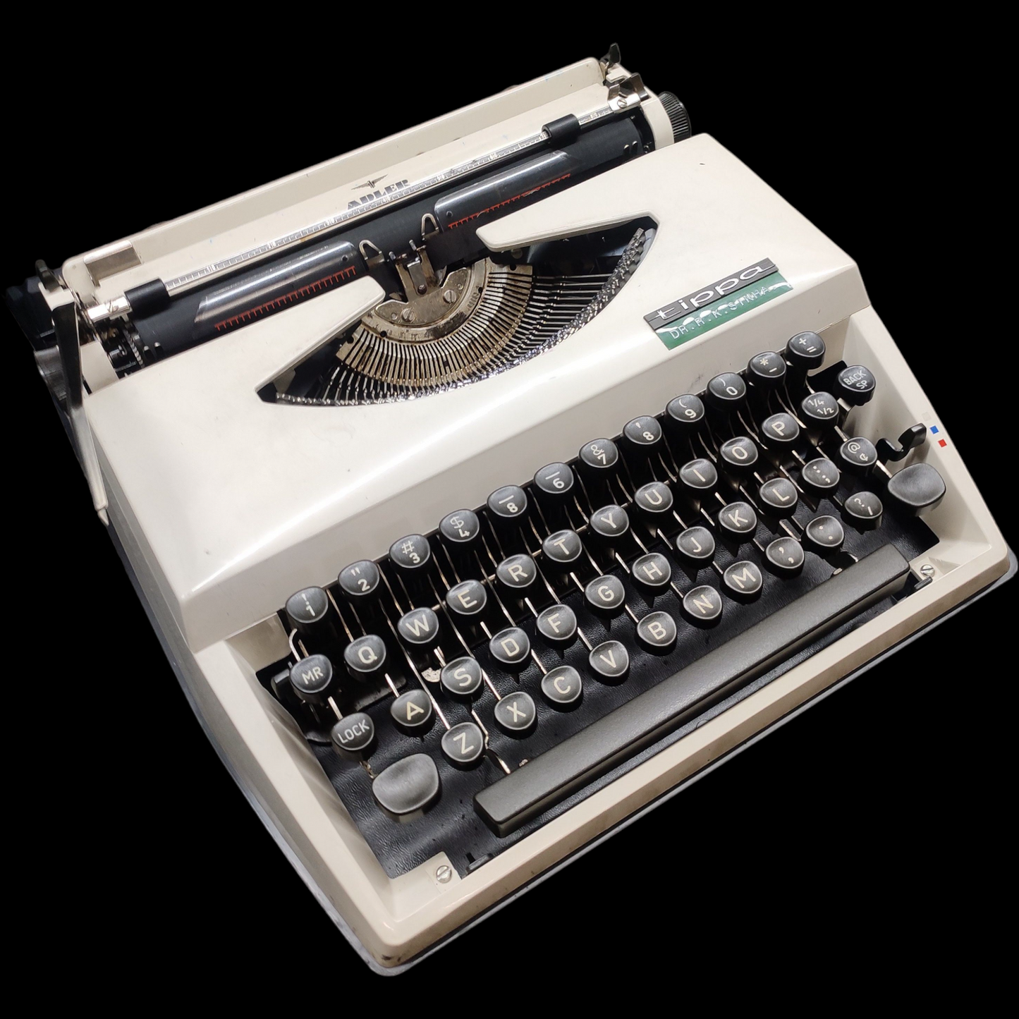 Image of Adler Tippa Typewriter. Available from universaltypewritercompany.in