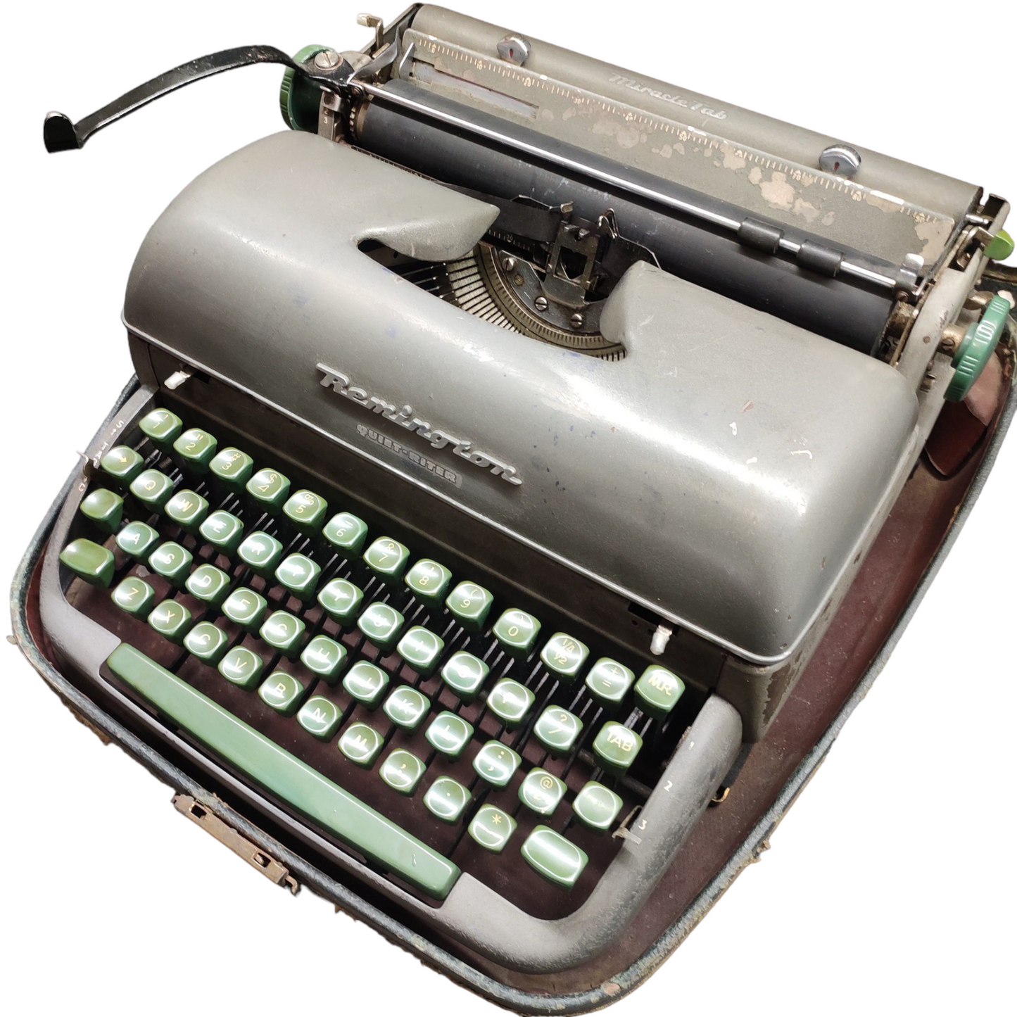 Image of Remington Quiet-Riter Typewriter. Available from universaltypewritercompany.in
