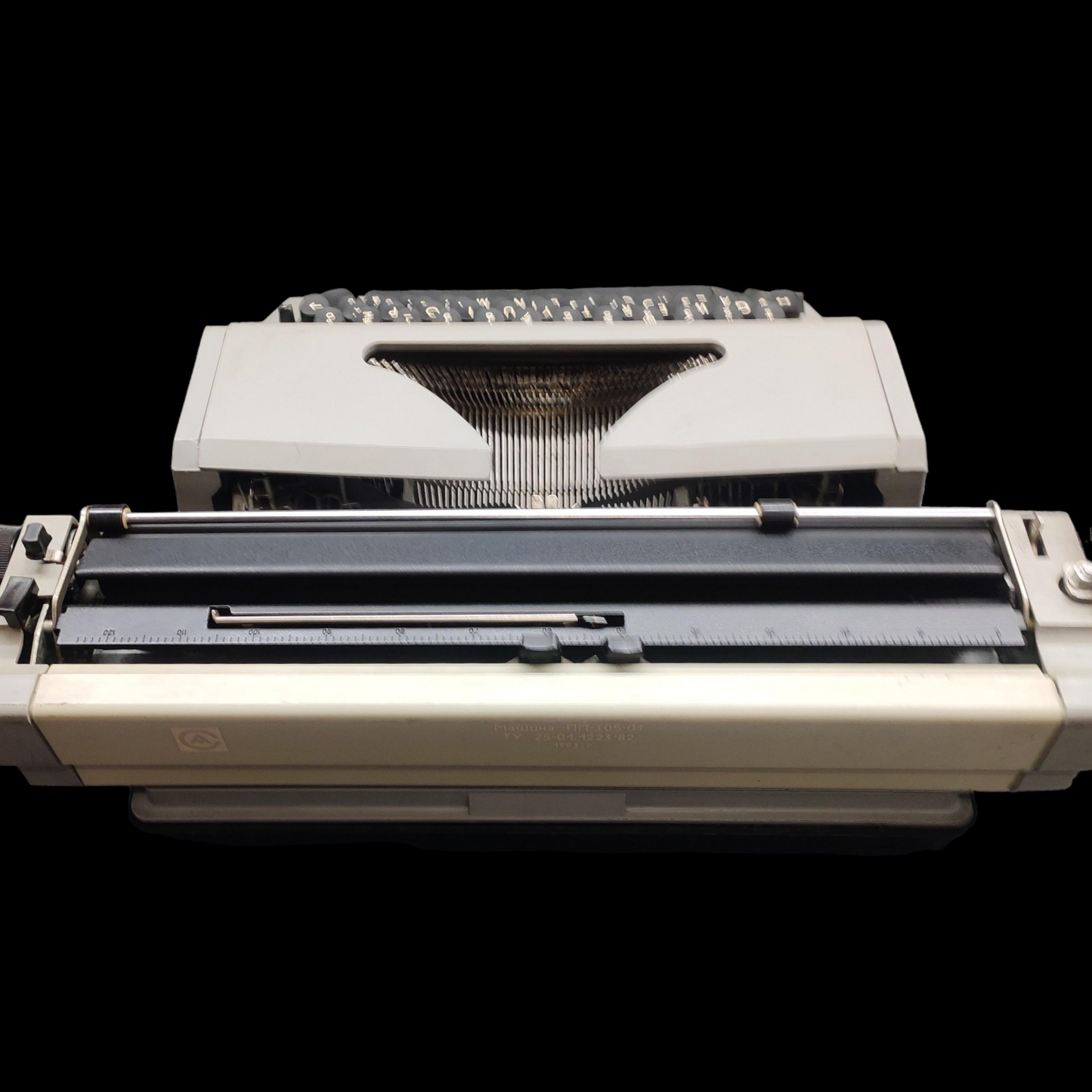 Image of Russian Brand Portable Typewriter. Available from universaltypewritercompany.in