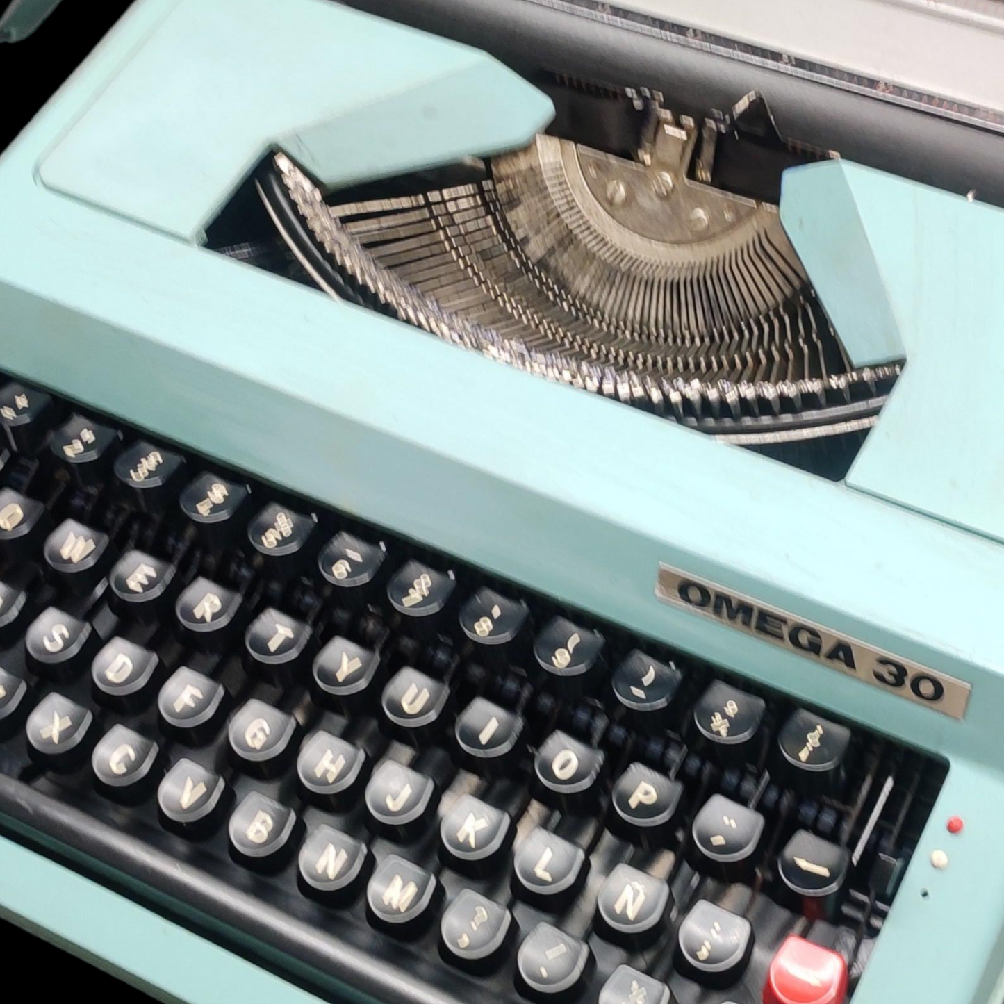 Image of OMEGA 30 Typewriter. Available from universaltypewritercompany.in