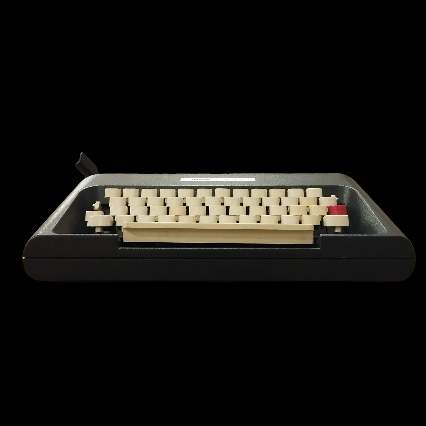 Image of Olivetti Lettera 37 Typewriter. Portable Typewriter. Made in Europe. Available with cover. Available from universaltypewritercompany.in