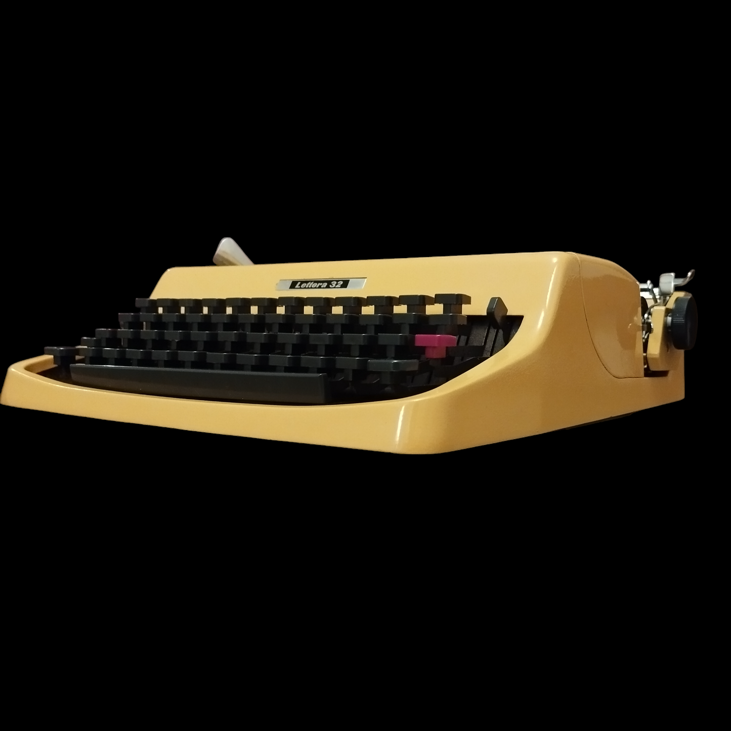 Image of Olivetti Lettera 32 Typewriter. Portable Typewriter. Italian Made. Available with cover. Available from universaltypewritercompany.in