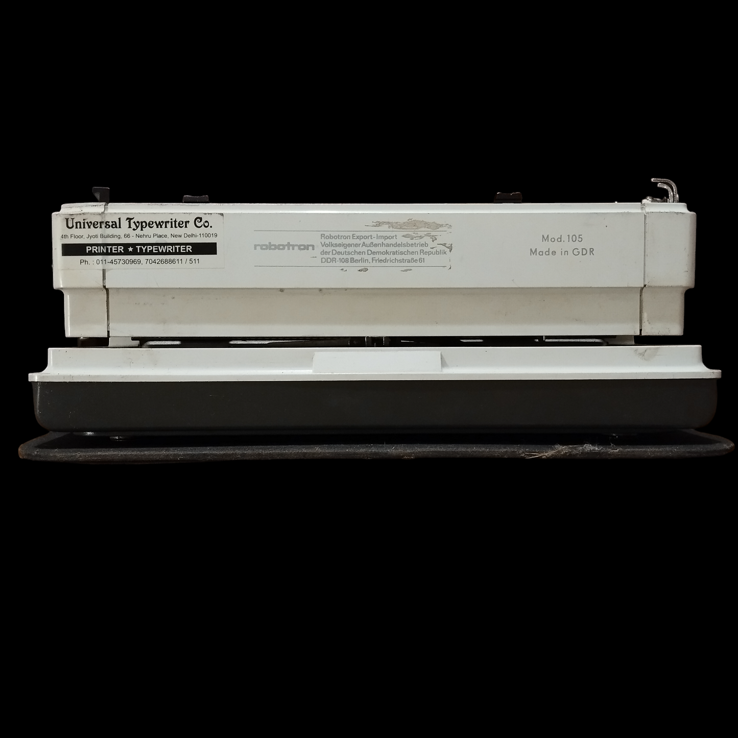 Image of Erika Typewriter. Portable Typewriter. Made in Germany. Available from universaltypewritercompany.in