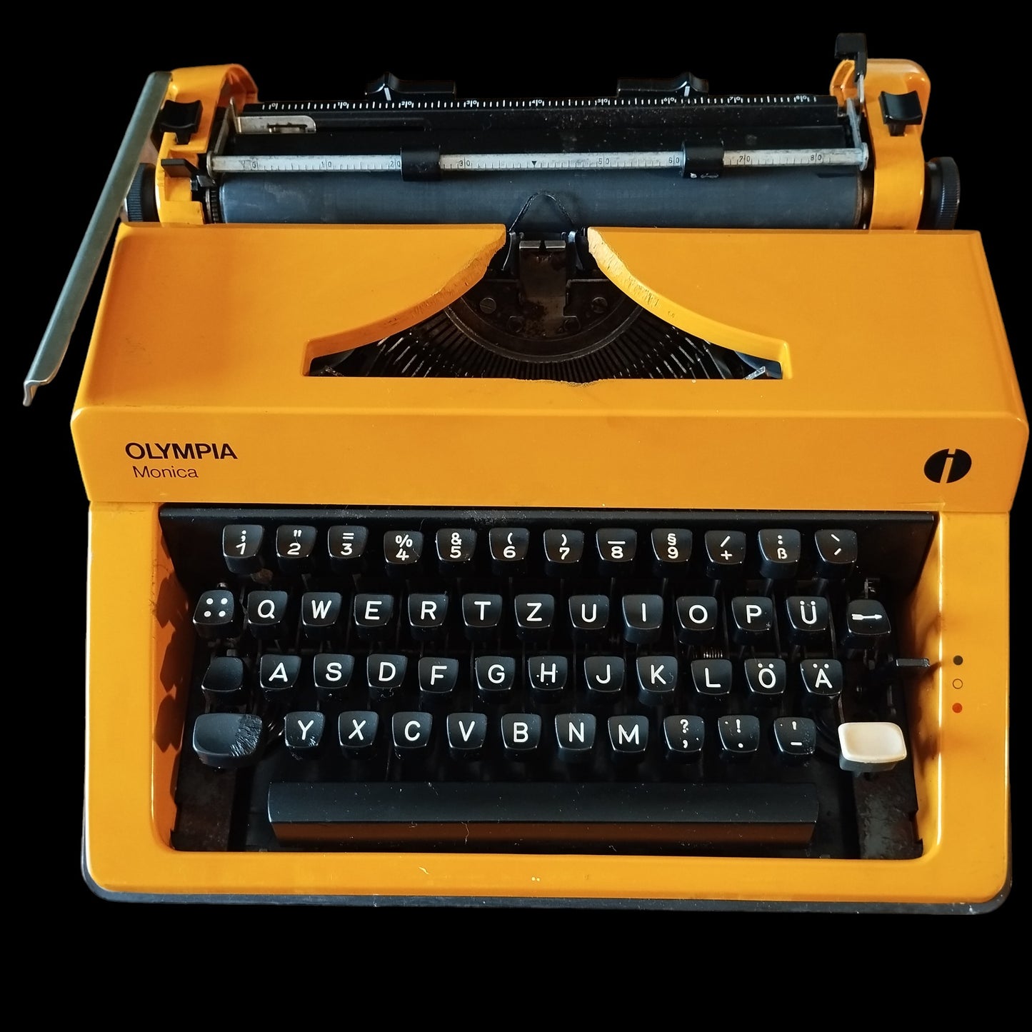 Image of Olympia Monica Typewriter. Available from Universal Typewriter Company.