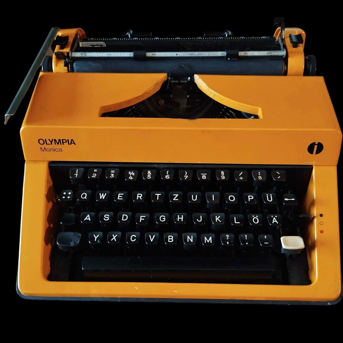 Image of Olympia Monica Typewriter. Available from Universal Typewriter Company.