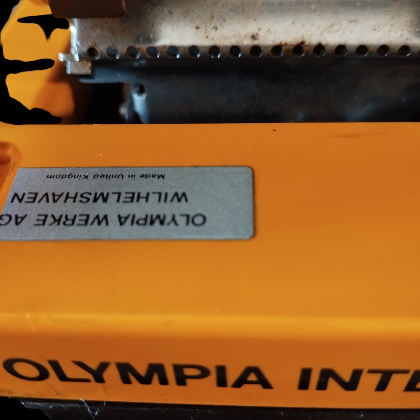 Image of Olympia Monica Typewriter. Available from Universal Typewriter Company.
