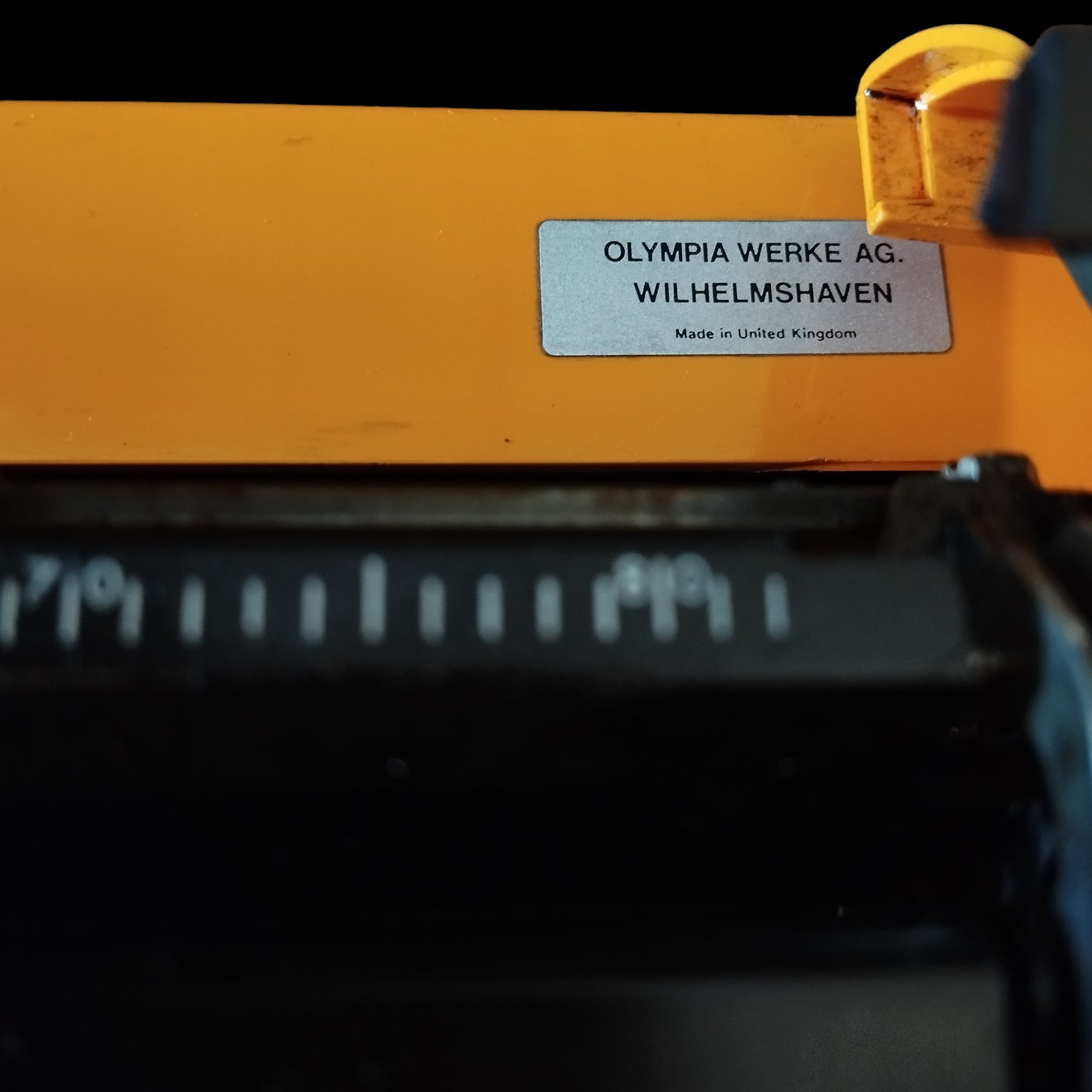 Image of Olympia Monica Typewriter. Available from Universal Typewriter Company.