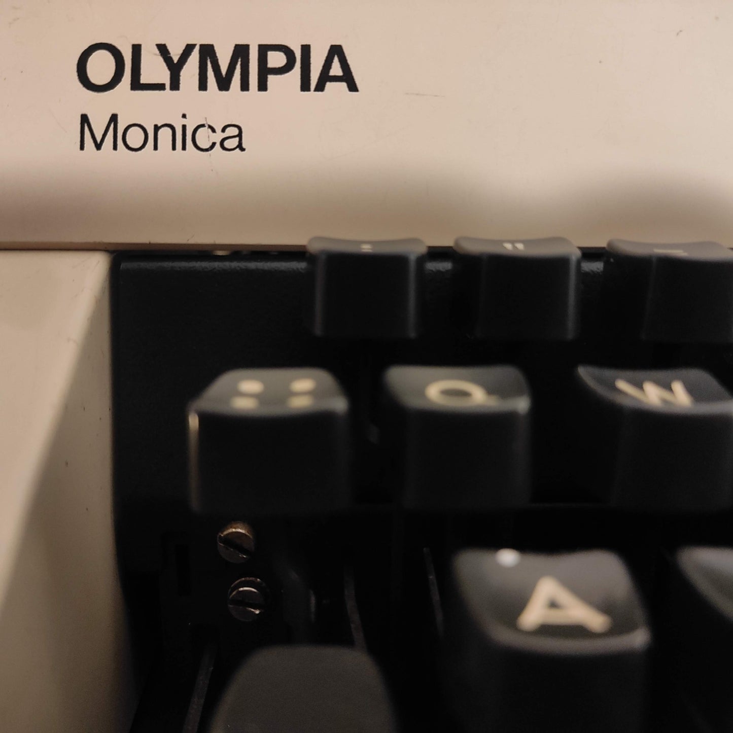 Image of Olympia Monica Typewriter. Available from universaltypewritercompany.in