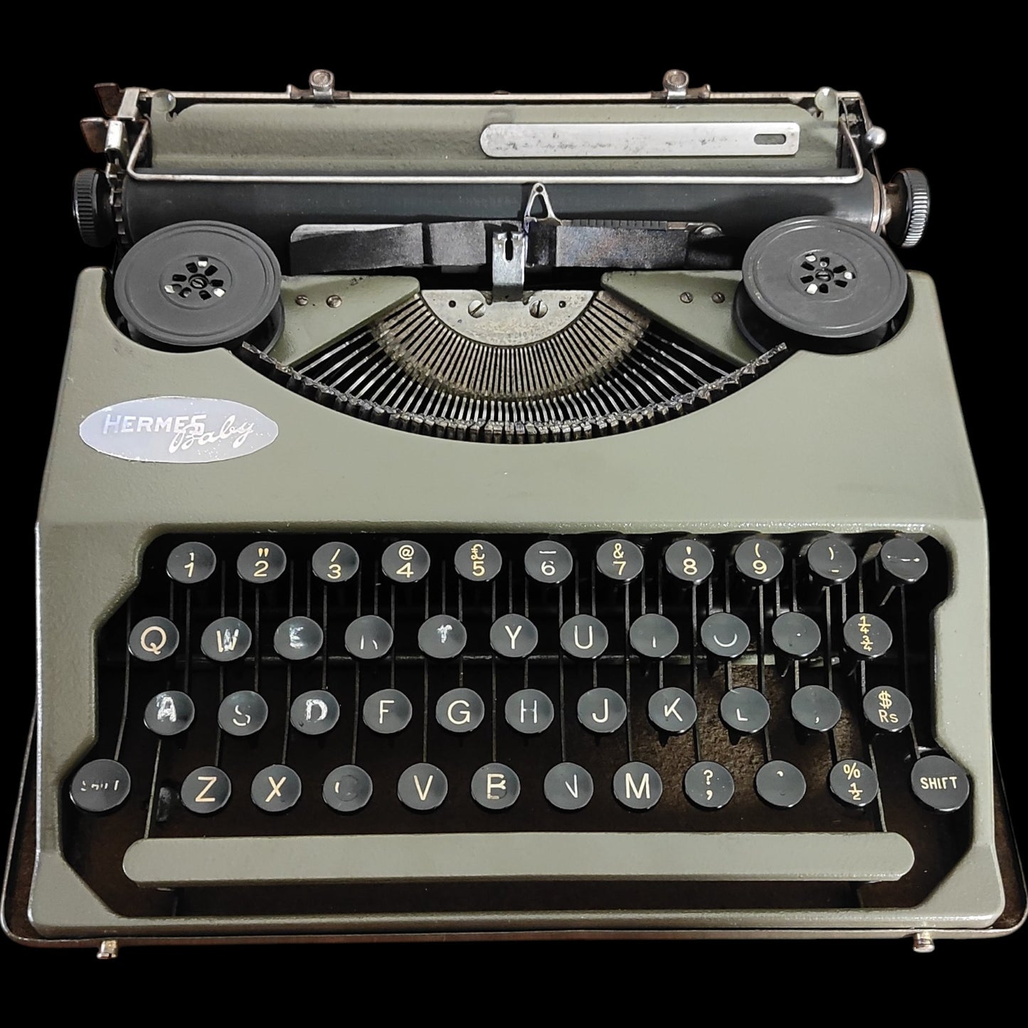 Image of Hermes Baby Typewriter. Available from universaltypewritercompany.in