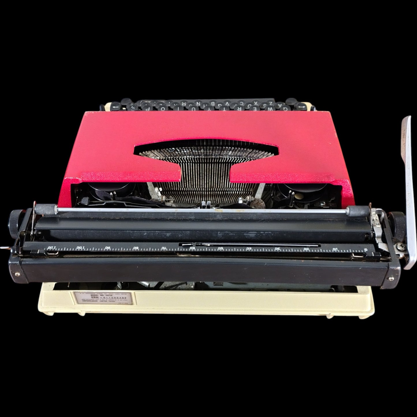 Image of Sears Portable Typewriter. Available from universaltypewritercompany.in