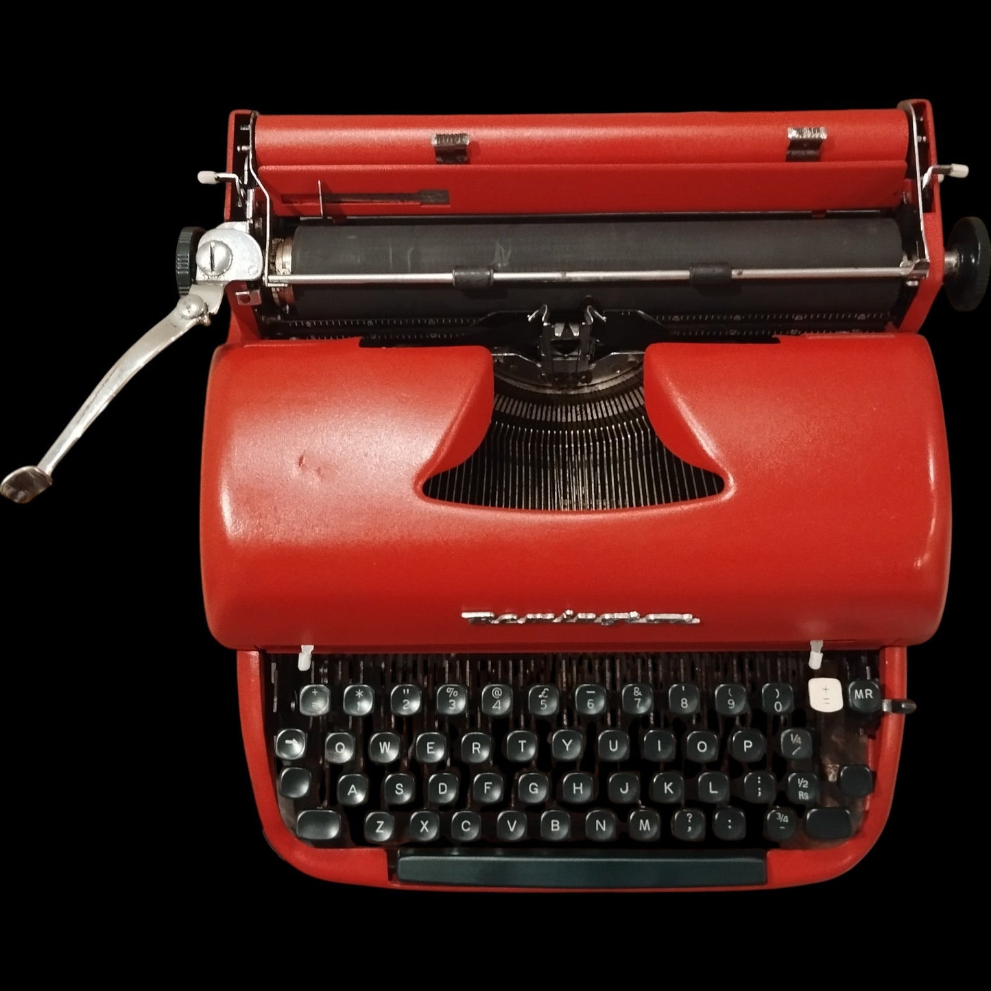 Image of Remington Personal Portable Typewriter. Available from universaltypewritercompany.in
