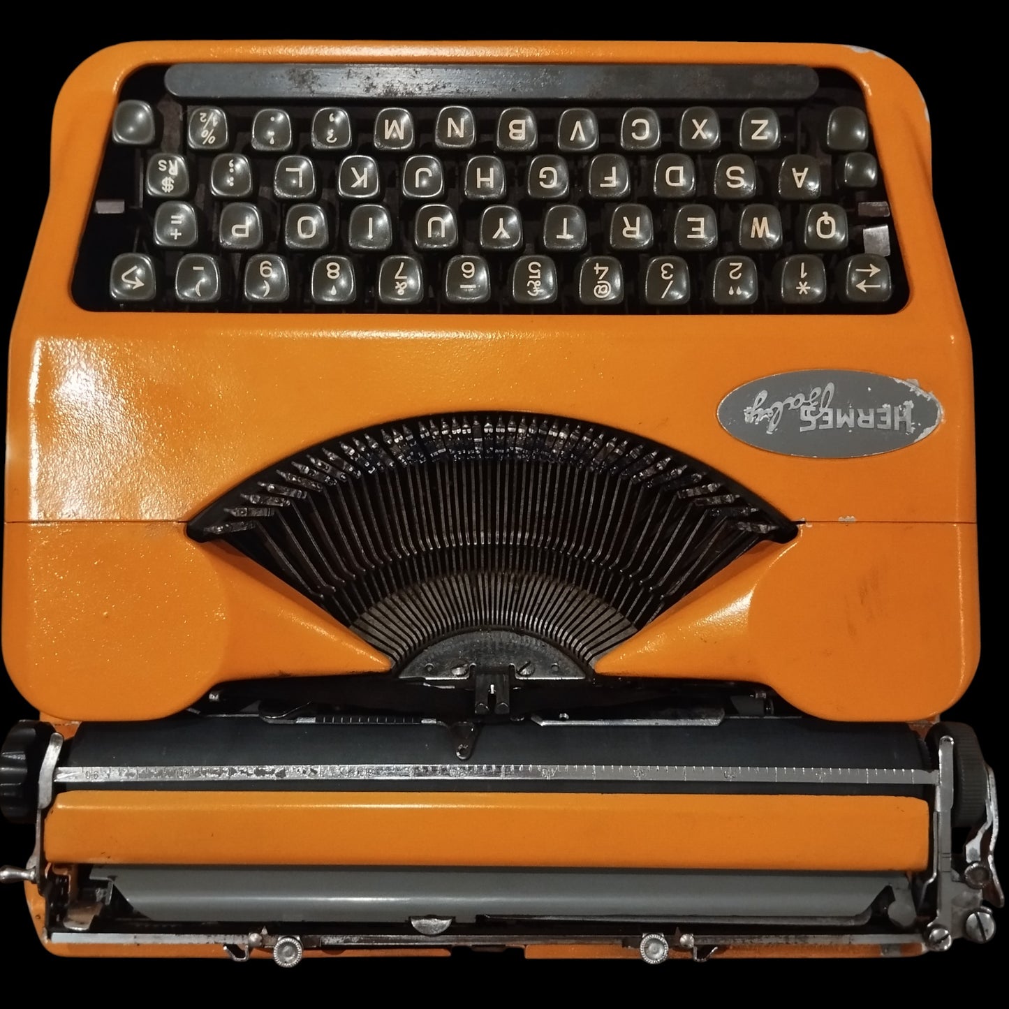 Image of Hermes Baby Typewriter. Available from universaltypewritercompany.in