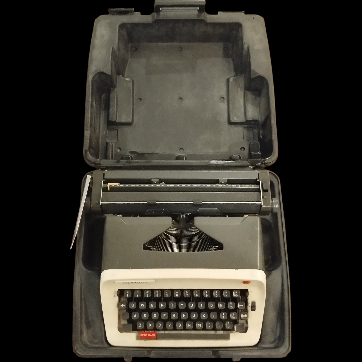 Image of Olympia - 12 inch Roller Landscape Mode - Typewriter. Available from universaltypewritercompany.in