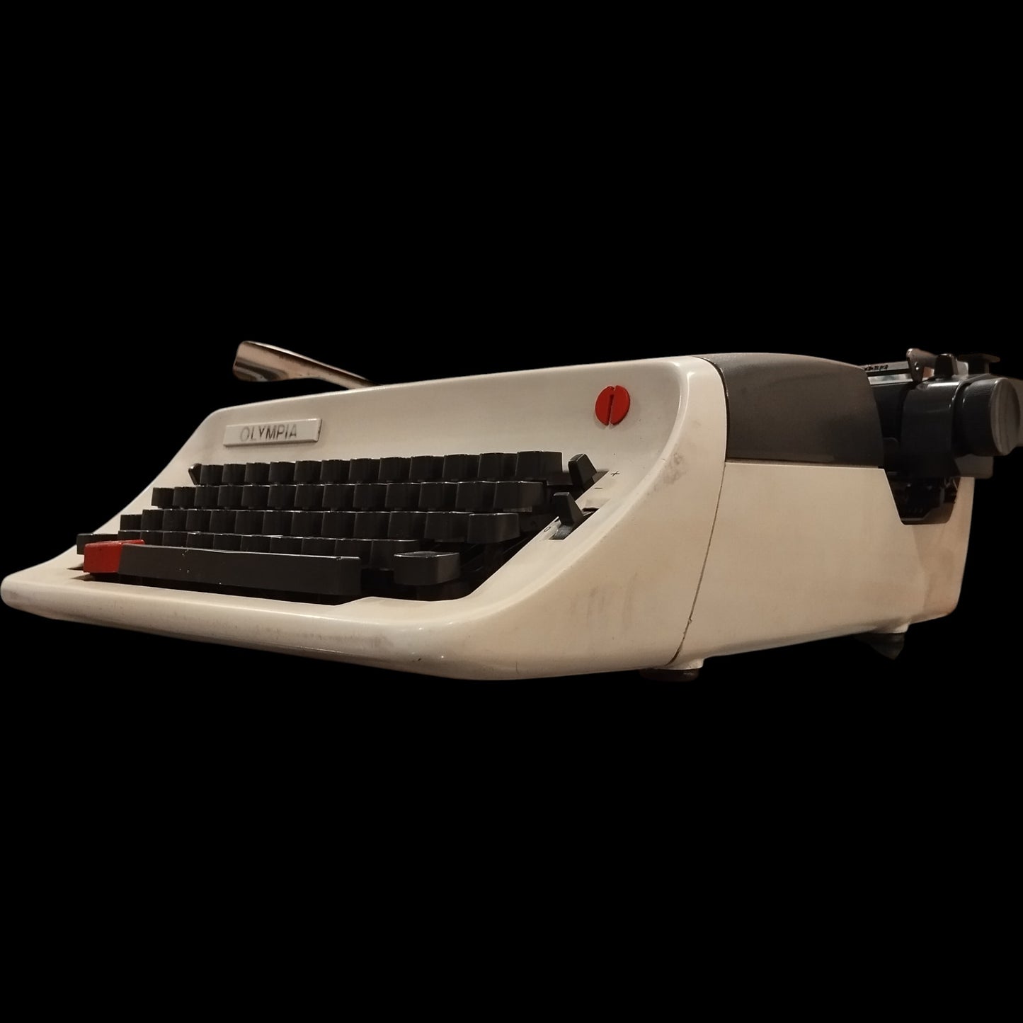 Image of Olympia - 12 inch Roller Landscape Mode - Typewriter. Available from universaltypewritercompany.in