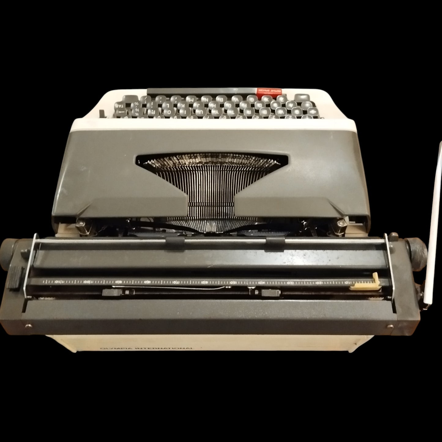 Image of Olympia - 12 inch Roller Landscape Mode - Typewriter. Available from universaltypewritercompany.in
