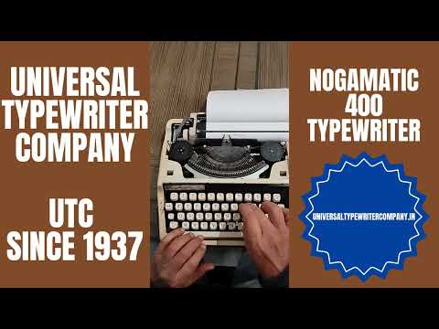 Brother Nogamatic 400 AZERTY Keyboard Typewriter