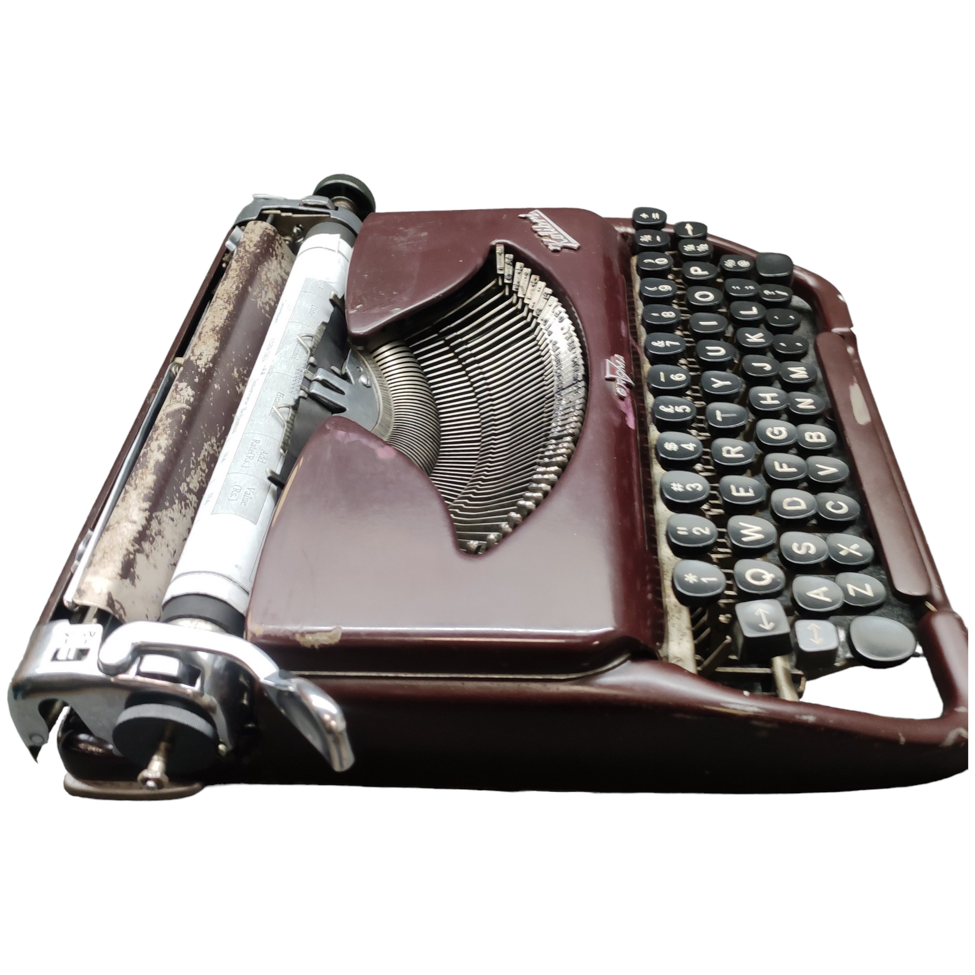 Image of Groma Kolibri Typewriter. Available from universaltypewritercompany.in