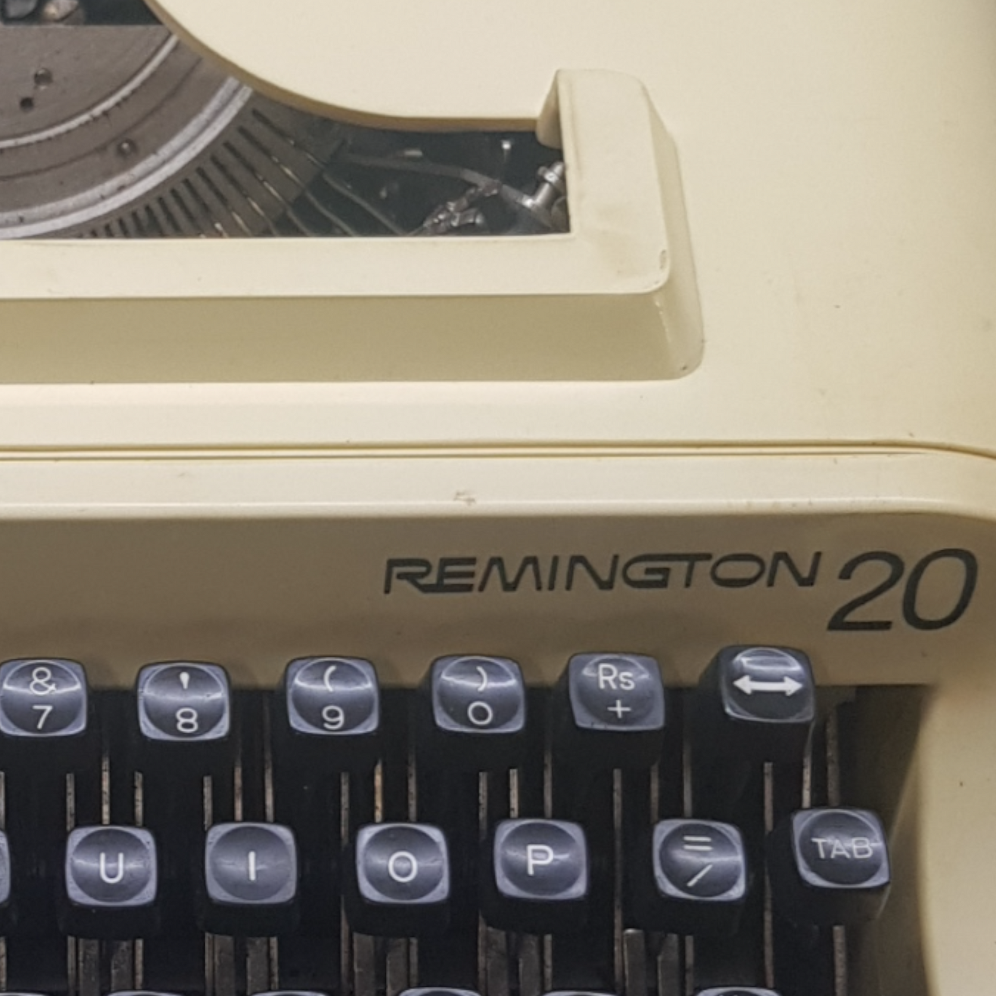 Image of Remington 20 Typewriter Portable Typewriter. Made with Fibre. Made in India. Available with Carry Cover from Universal Typewriter Company.