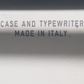 Image of Olivetti Lettera 32 Typewriter. Portable Typewriter. Original Blue. Italian Made. Available with cover. Available from universaltypewritercompany.in