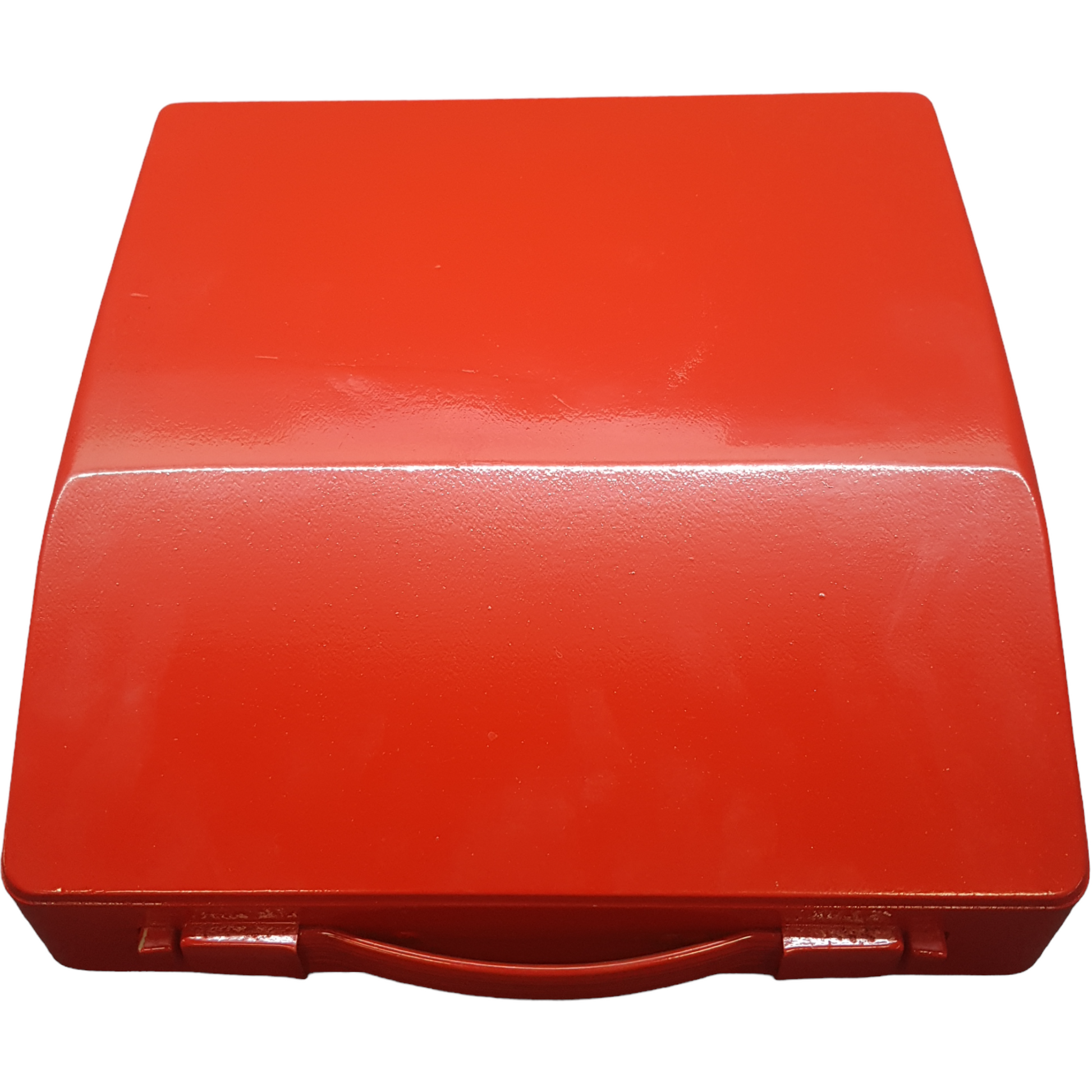 Image of Royal Mercury Typewriter. A Portable typewriter. Made in Japan. Painted Red. Available from Universal Typewriter Company.