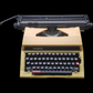 Image of Nasco 12 Typewriter. A Big Portable typewriter. Fibre Body. Available from Universal Typewriter Company.