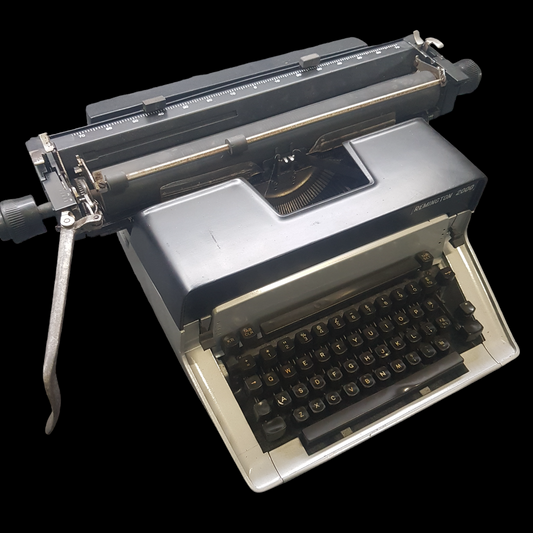 Image of Remington 2000 Typewriter. Desktop Typewriter. Made in India. Available from universaltypewritercompany.in