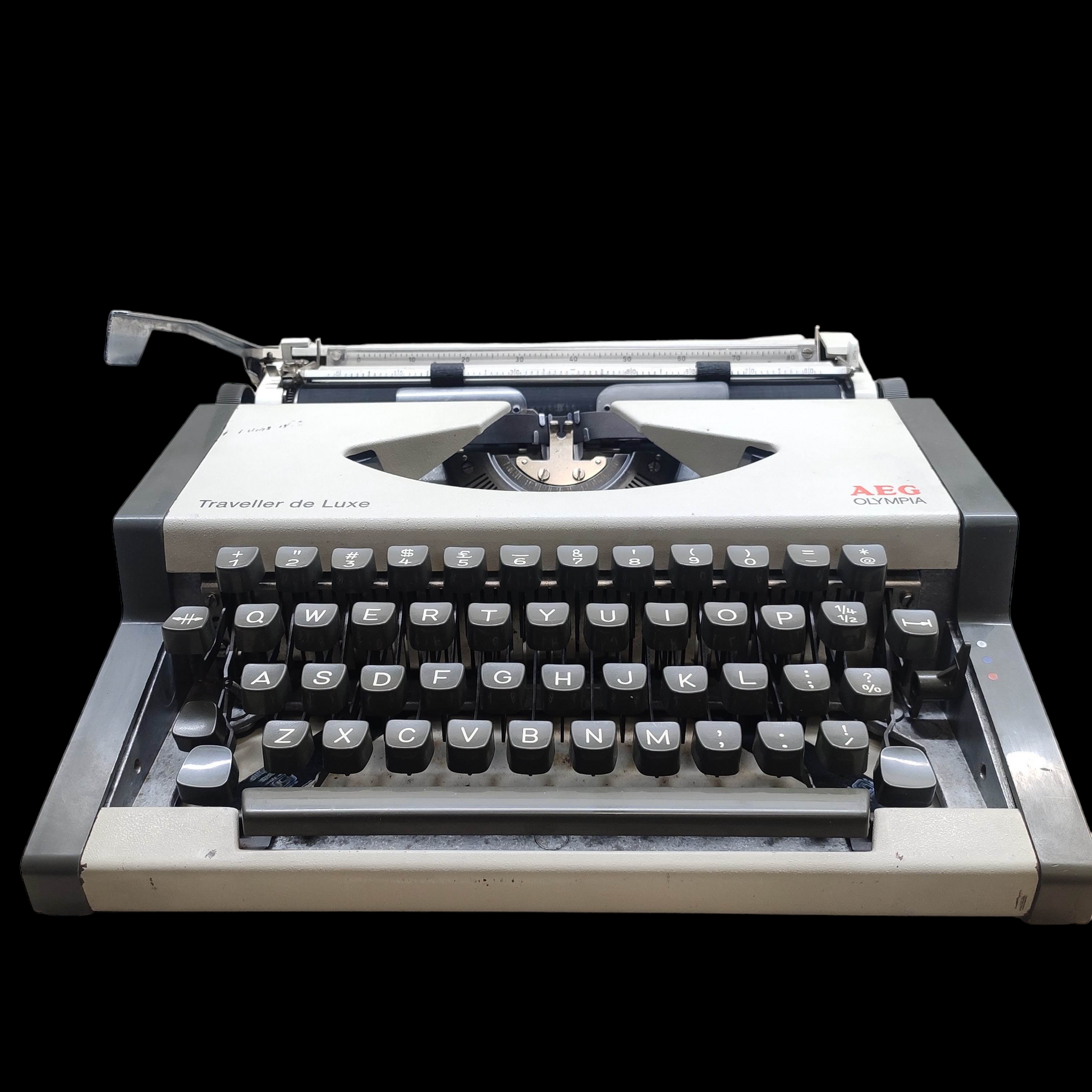 Image of Olympia Traveller Typewriter. Available from universaltypewritercompany.in