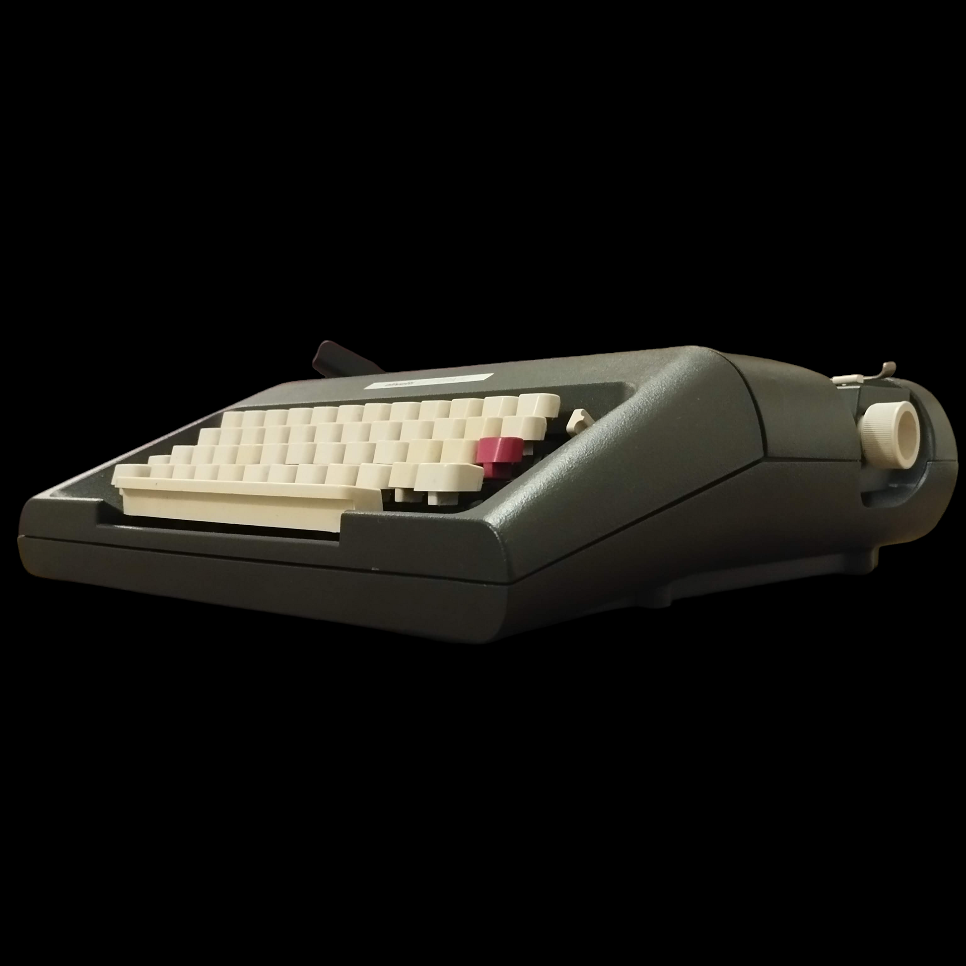 Image of Olivetti Lettera 37 Typewriter. Portable Typewriter. Made in Europe. Available with cover. Available from universaltypewritercompany.in