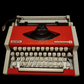 Image of Olympia Traveller de Luxe Typewriter. Available from universaltypewritercompany.in