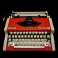 Image of Olympia Traveller de Luxe Typewriter. Available from universaltypewritercompany.in