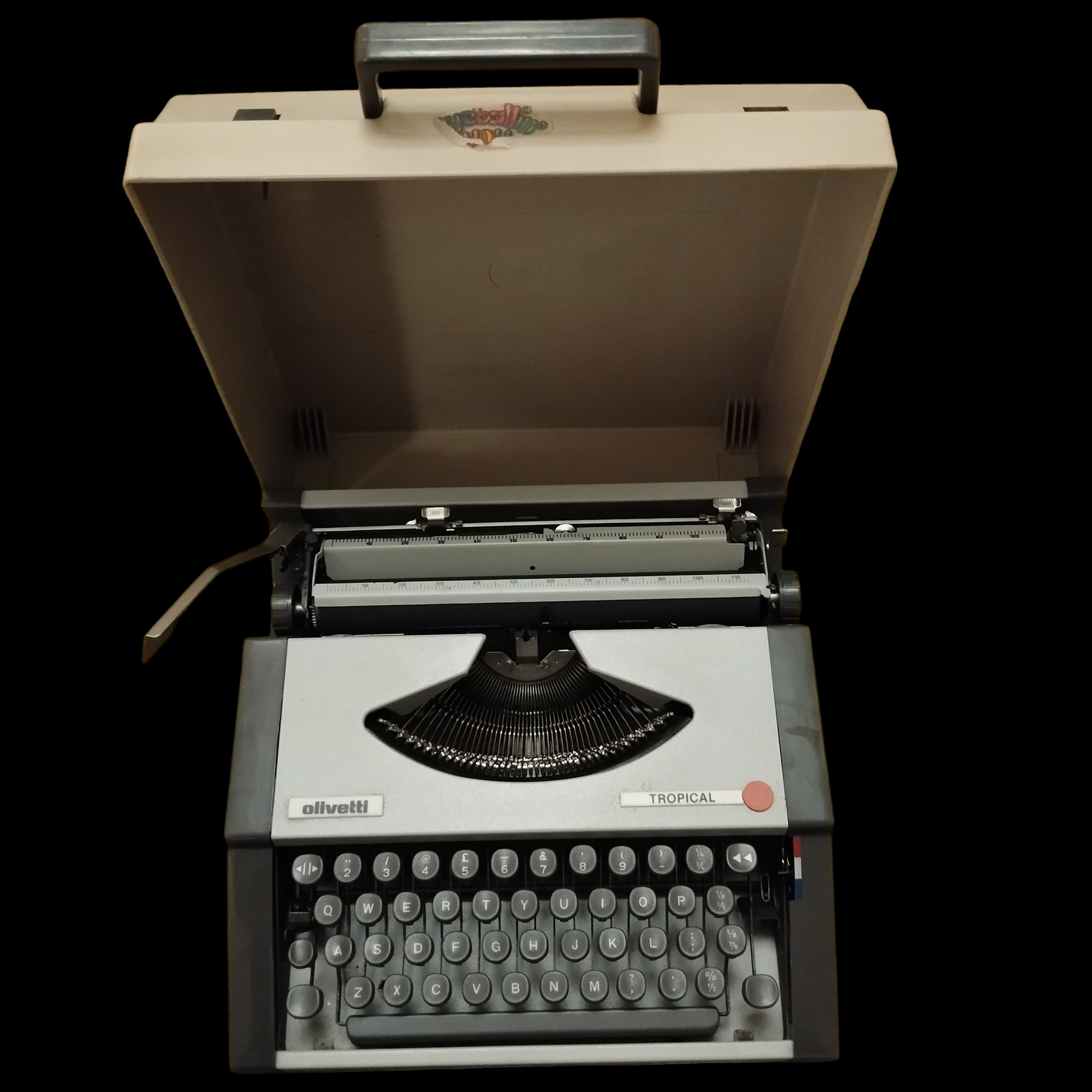 Image of Olivetti Tropical Typewriter. Available from universaltypewritercompany.in