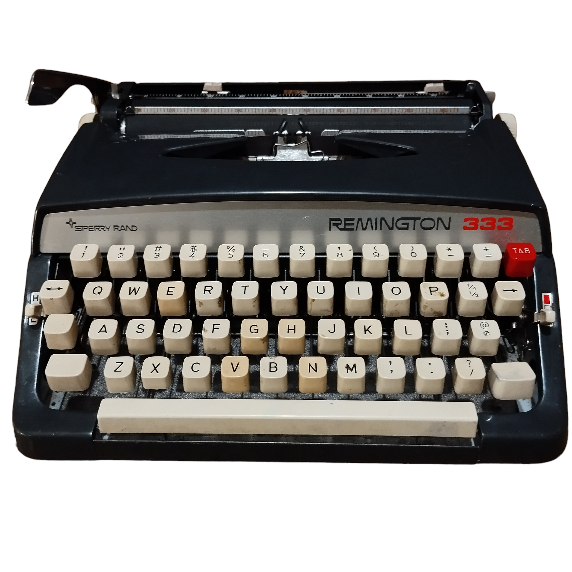 Image of Remington 333 Sperry Rand Typewriter. Available from universaltypewritercompany.in