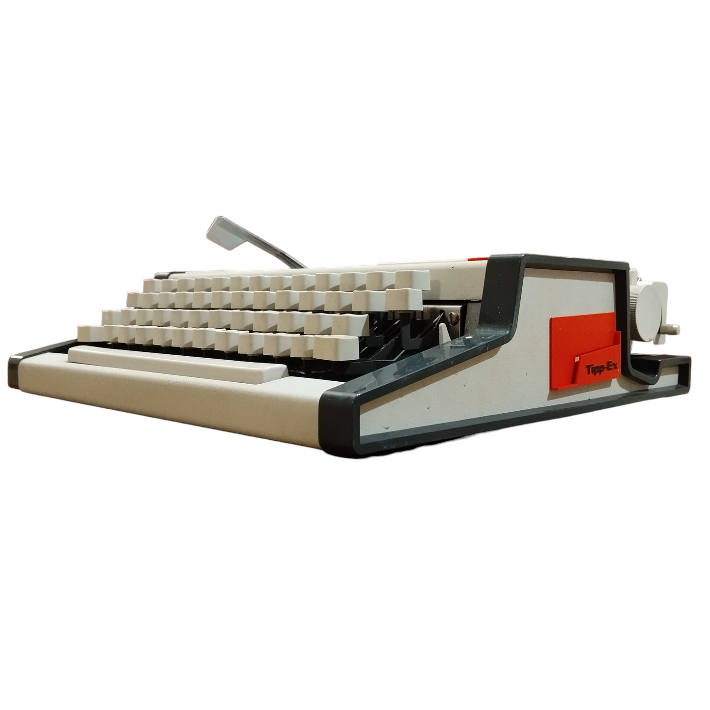 Image of Olympia Traveller de Luxe Typewriter. Available from universaltypewritercompany.in