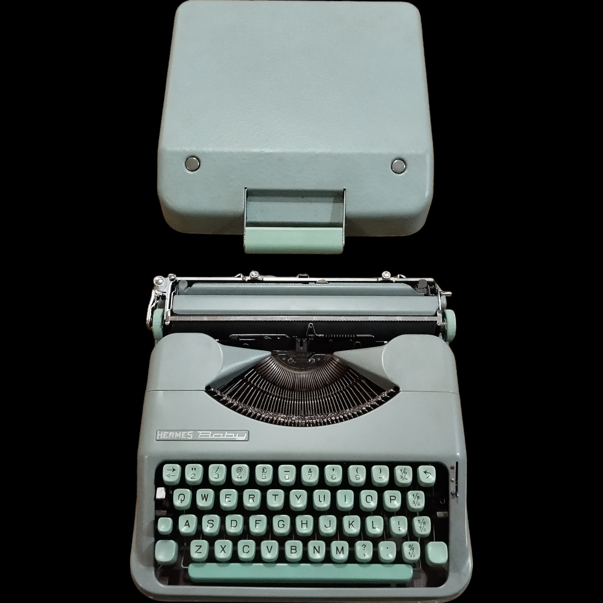 Image of Hermes Baby Typewriter. Available from universaltypewritercompany.in