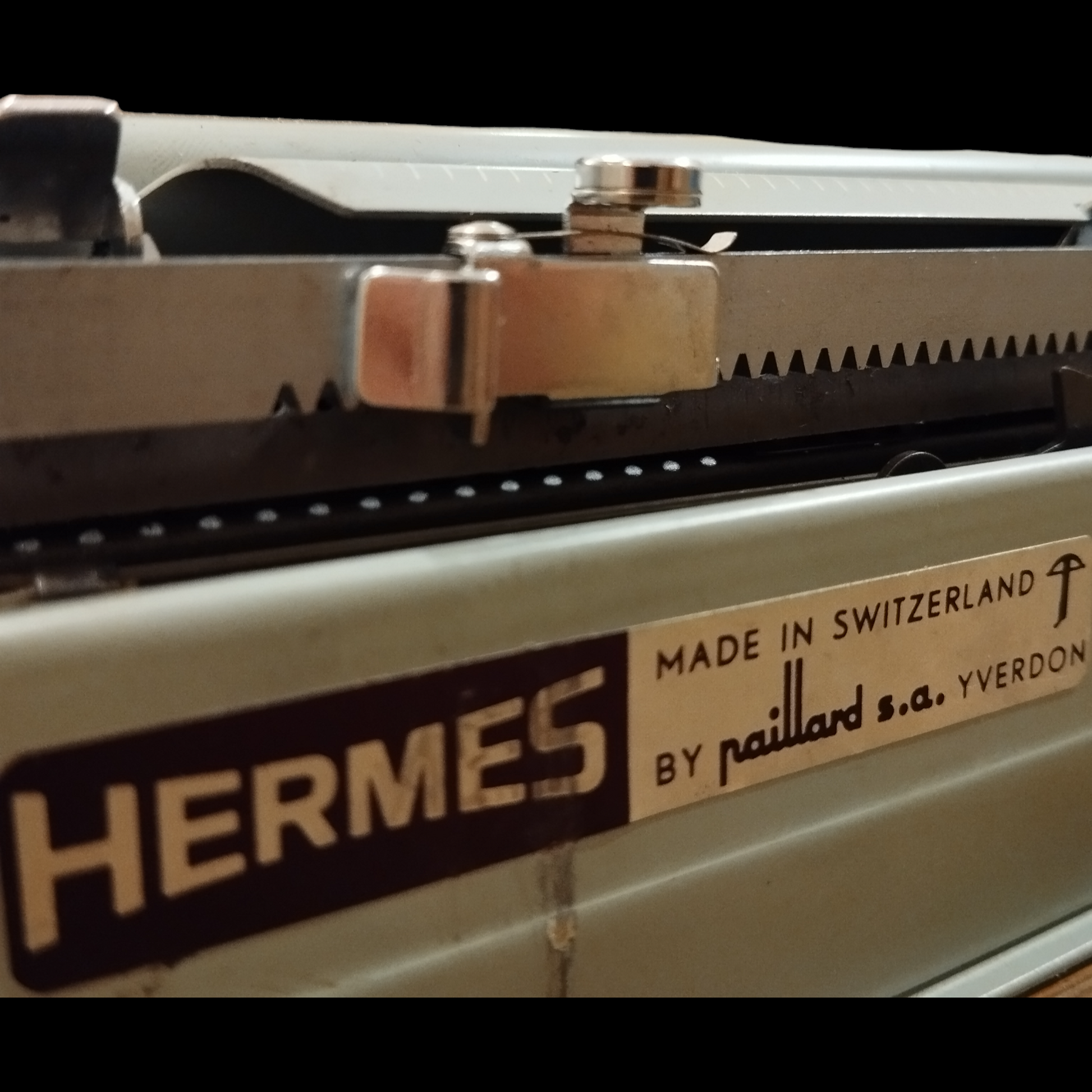 Image of Hermes Baby Typewriter. Available from universaltypewritercompany.in