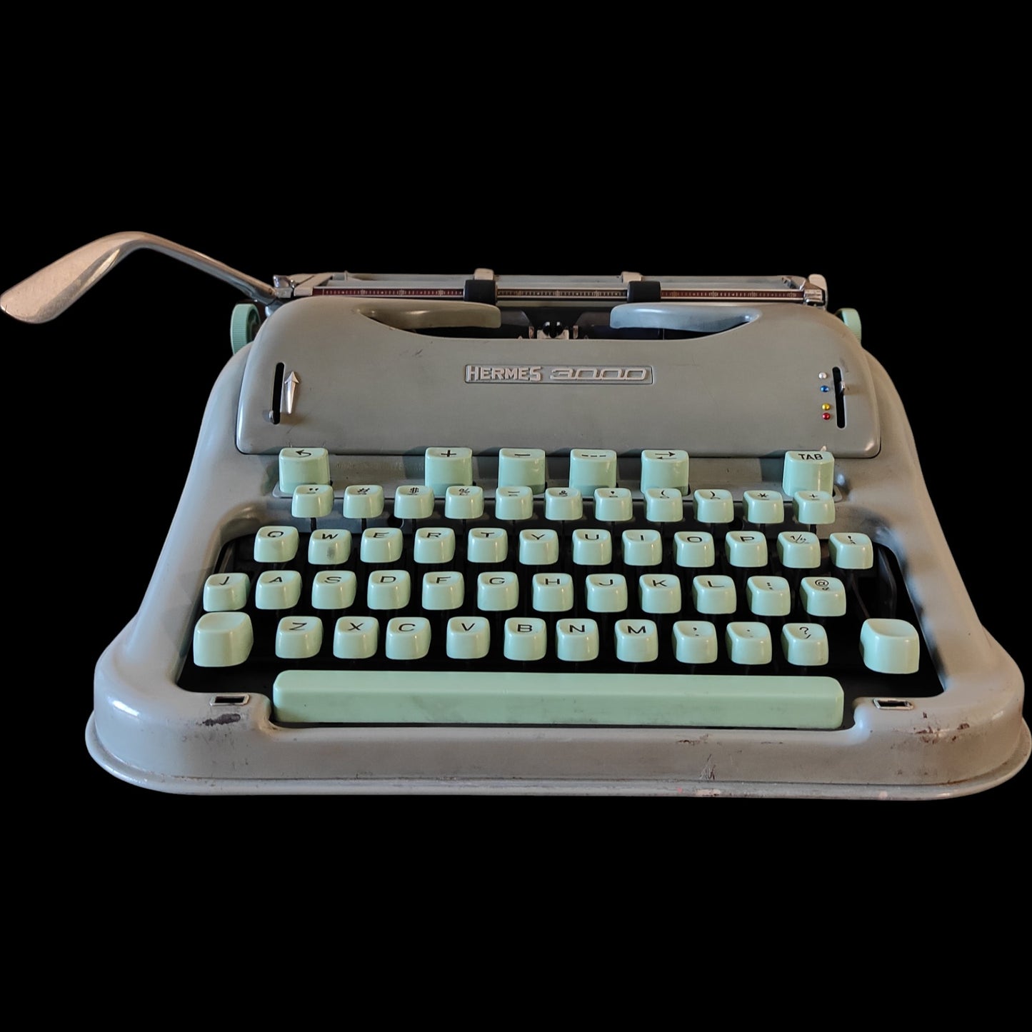 Image of Hermes 3000 Typewriter. Available from universaltypewritercompany.in