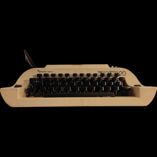 Image of Remington 20 Sperry Rand Typewriter. Available from universaltypewritercompany.in