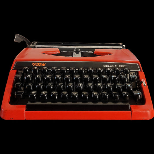 Image of Brother Deluxe 220 Typewriter. Available from universaltypewritercompany.in