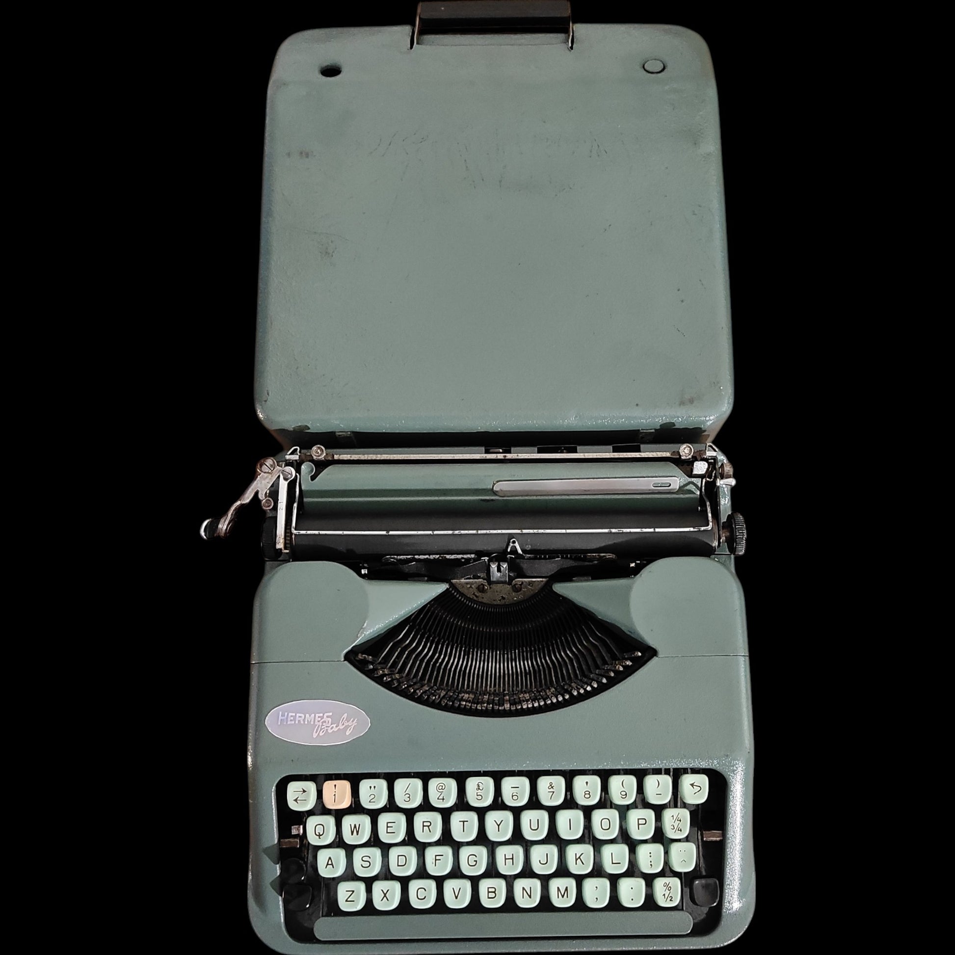 Image of Hermes Baby Typewriter. Available from universaltypewritercompany.in