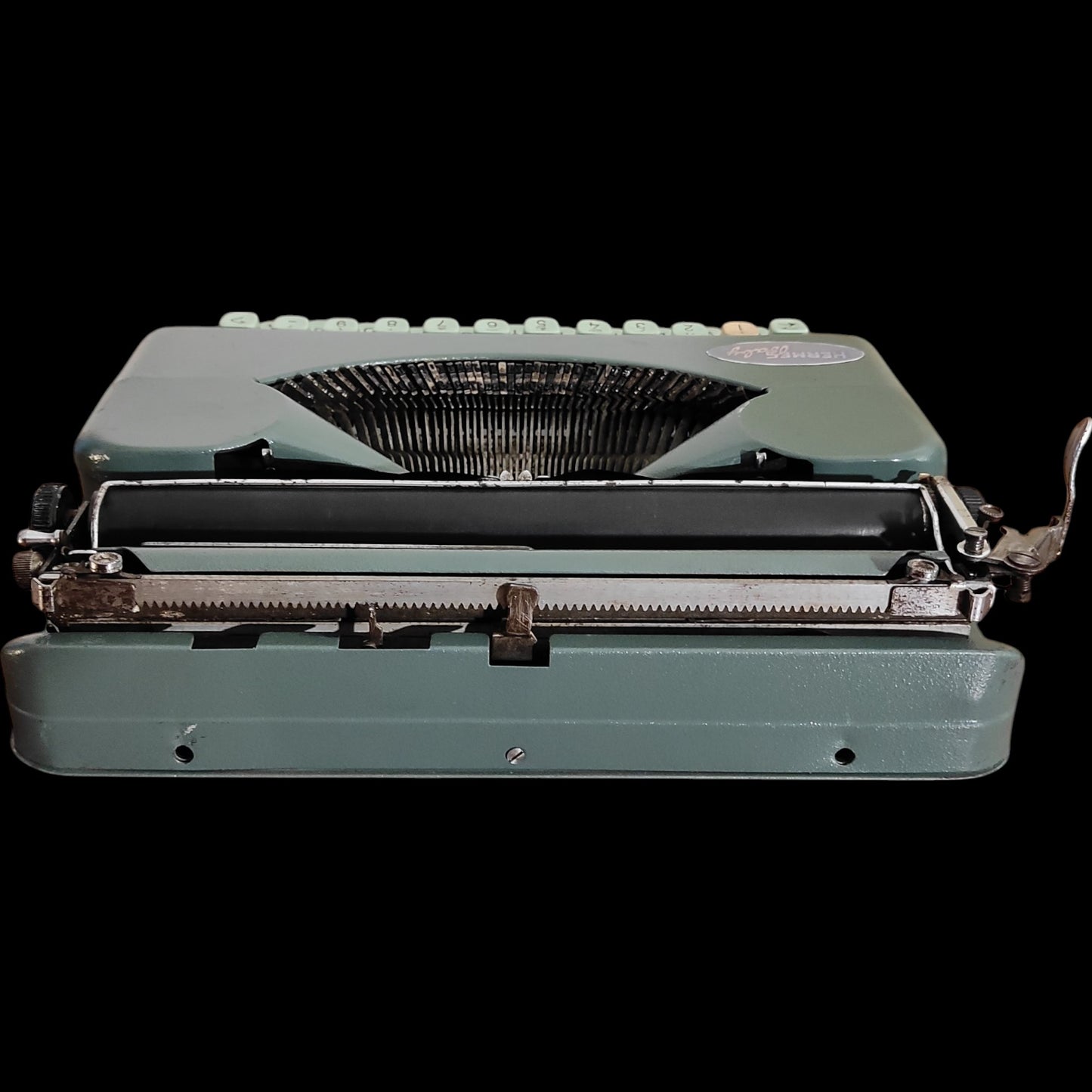 Image of Hermes Baby Typewriter. Available from universaltypewritercompany.in