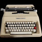 Image of Olivetti Lettera 35 Typewriter. Available from universaltypewritercompany.in